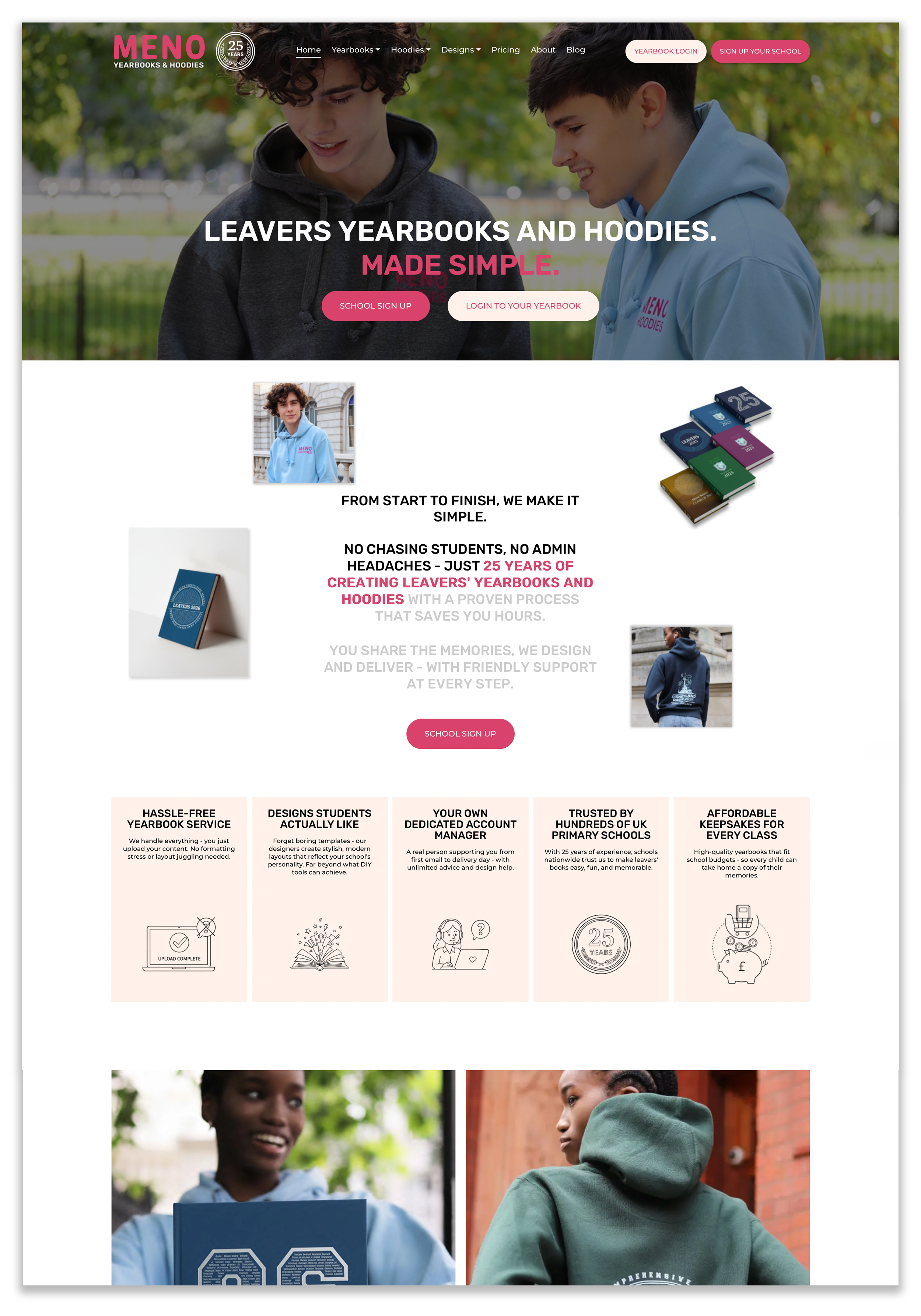 Meno yearbooks website screenshot.png