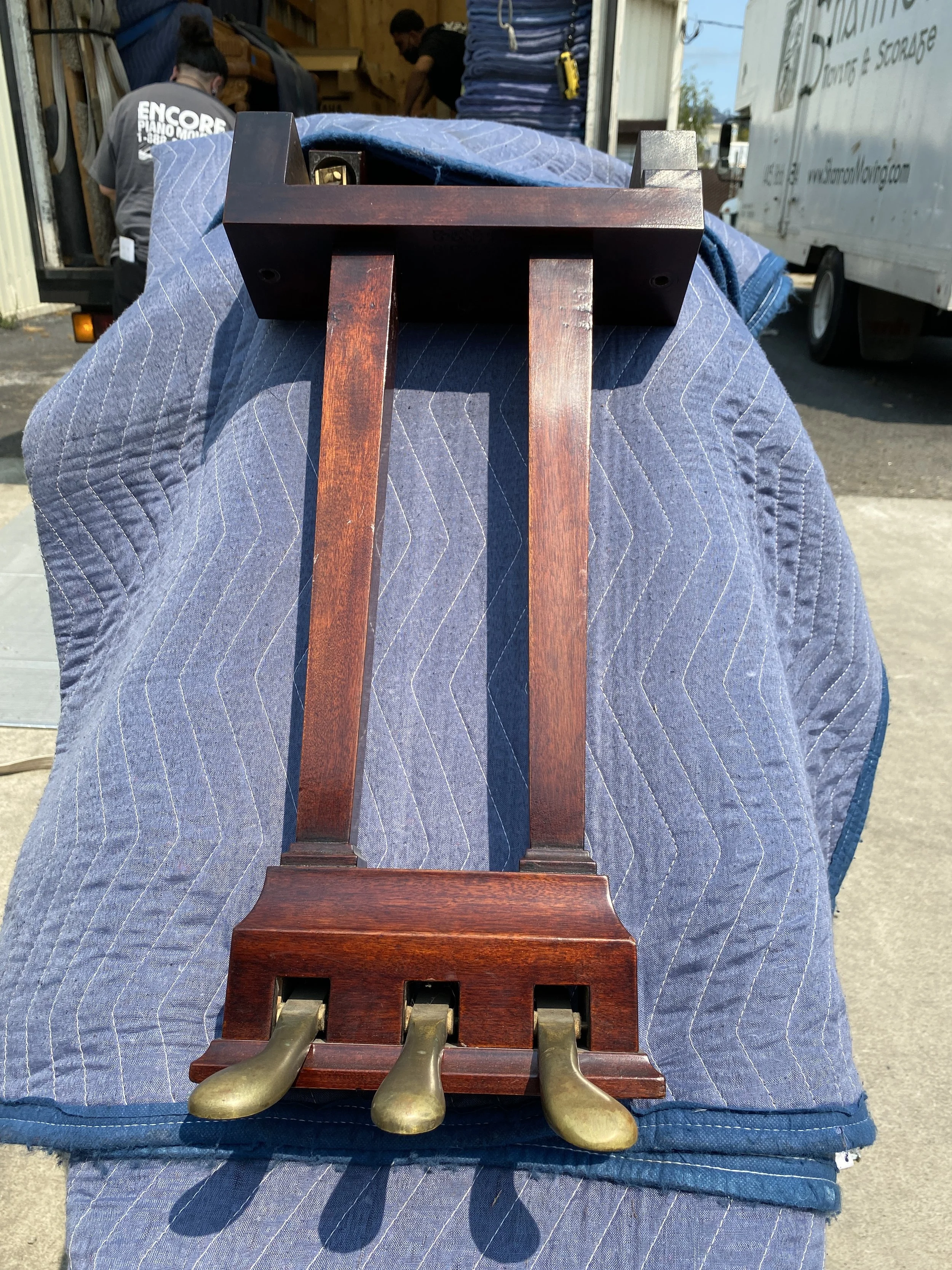 Piano Parts in Storage