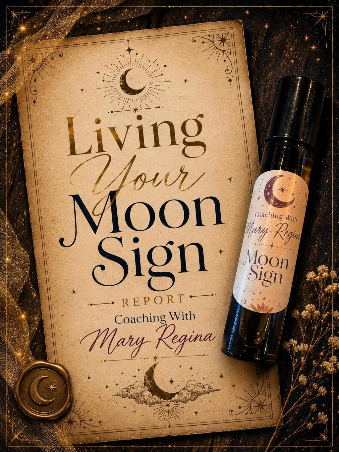 Custom made Moon Oil and Personalized Moon Report