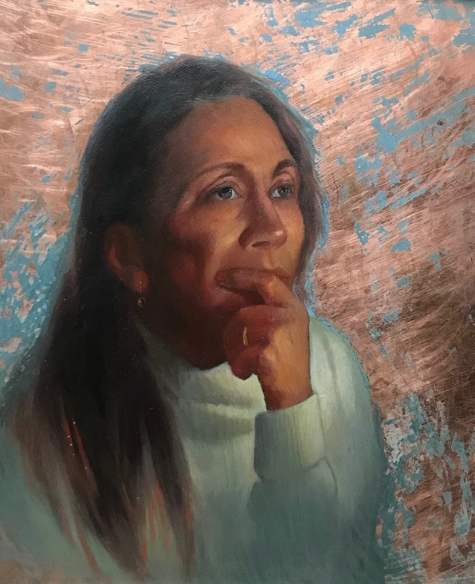 Okano  
14 x 10”  
Oil on copper