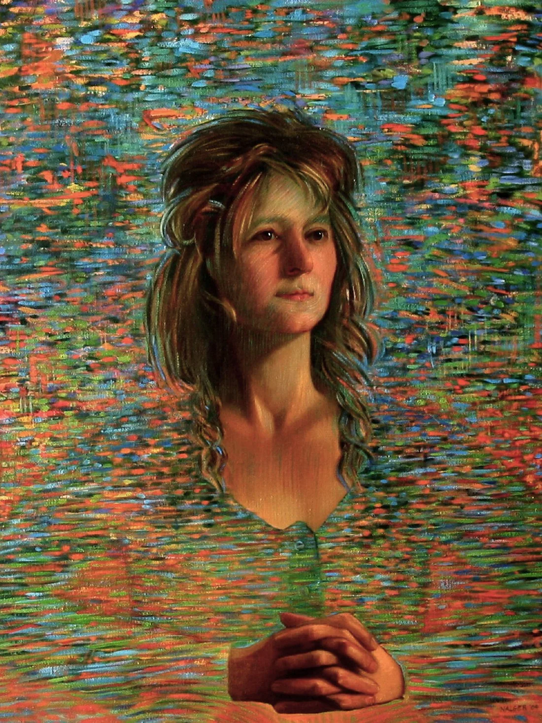 Receiver  
30 x24"  
Oil on canvas