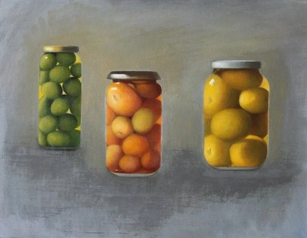 Pickled  
12 x 16”  
Oil on ACM  
(Private collection)