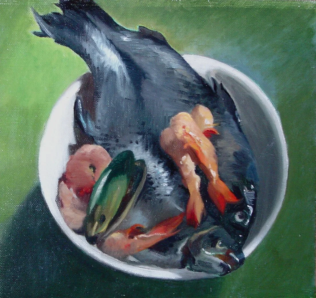 Fishbowl  
10 x 10"  
Oil on canvas