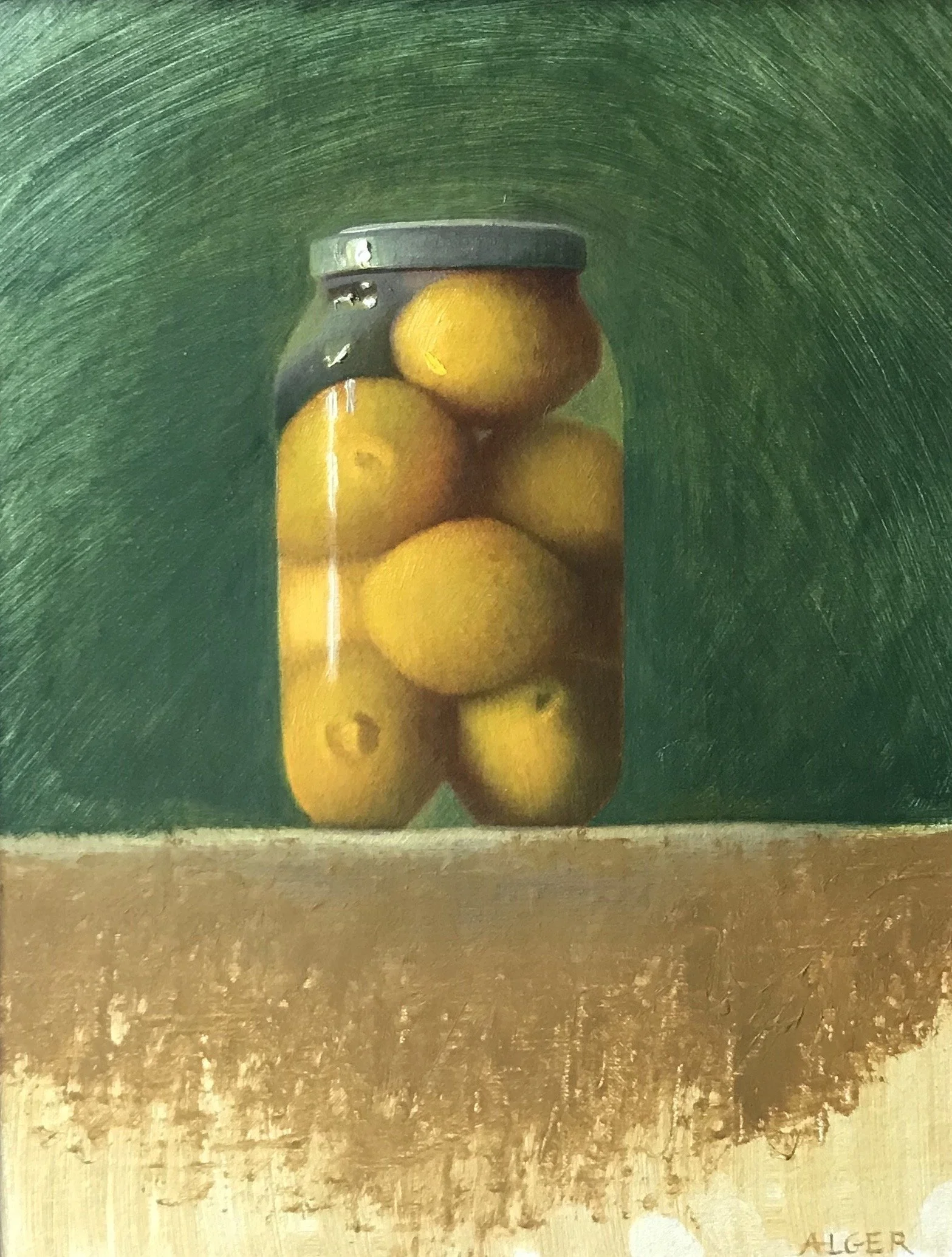 Lemony  
10 x 8”  
Oil on canvas