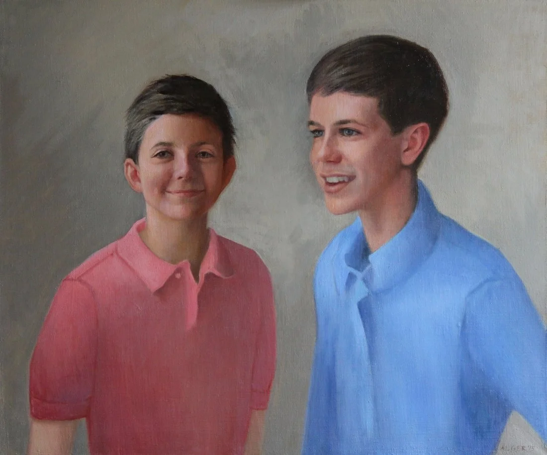 Hunter Brothers • 20 x 24" • Oil on canvas