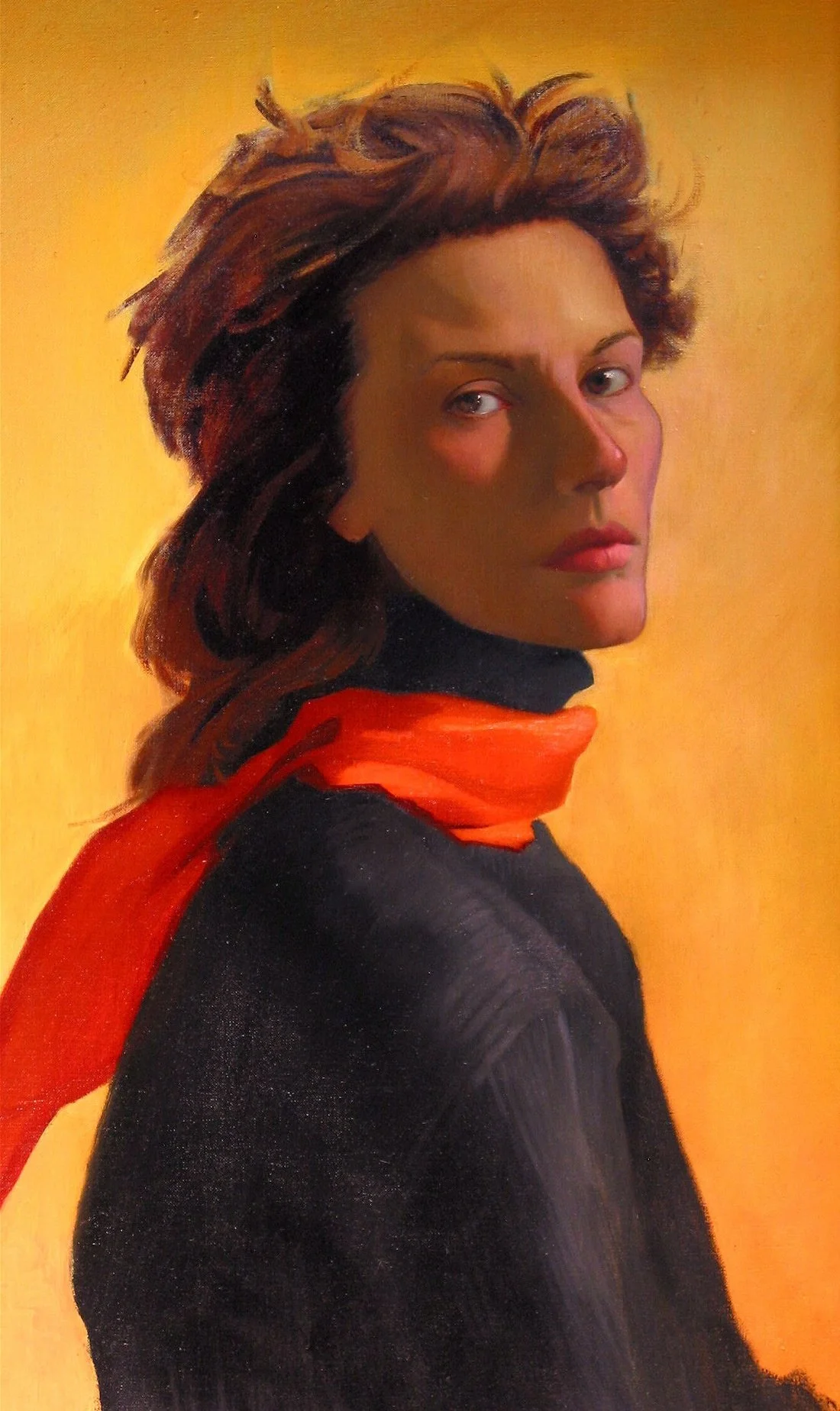 Juana  
26 x 16"  
Oil on canvas  
(Private collection)