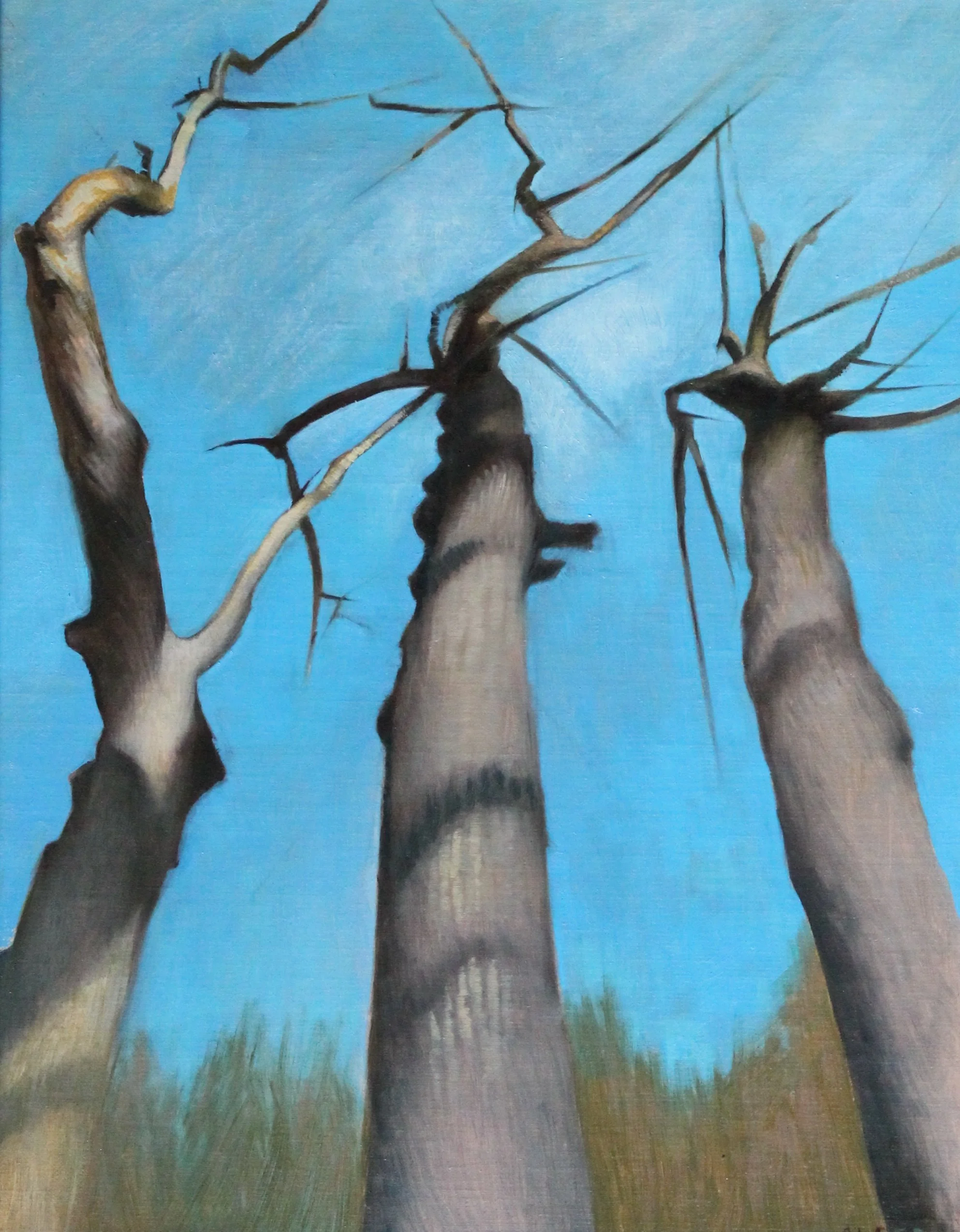 Reaching  
14 x 11”  
Oil on canvas  
(Private collection)