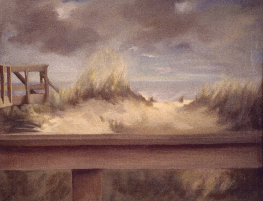 Dunes  
8 x 11"  
Oil on canvas  
(Private collection)