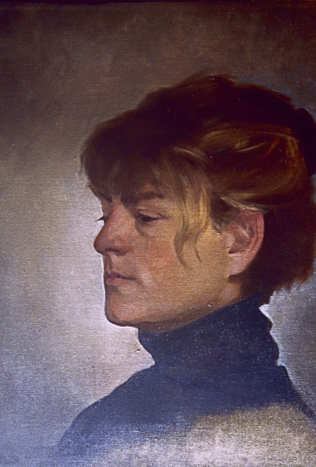 Daphne  
12 x 10"  
Oil on board  
(Private collection)