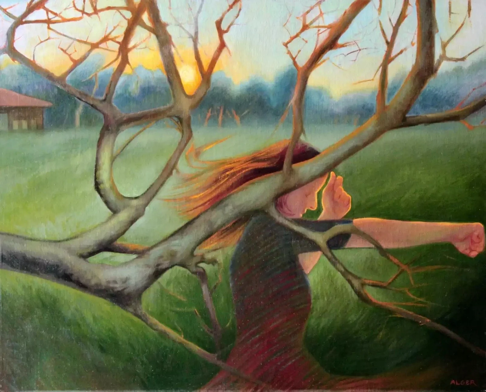 After Hours   
16 x 20"  
Oil on canvas  
Juried into 3rd Annual National Juried Exhibition at Wausau Museum of Contemporary Art, 2019