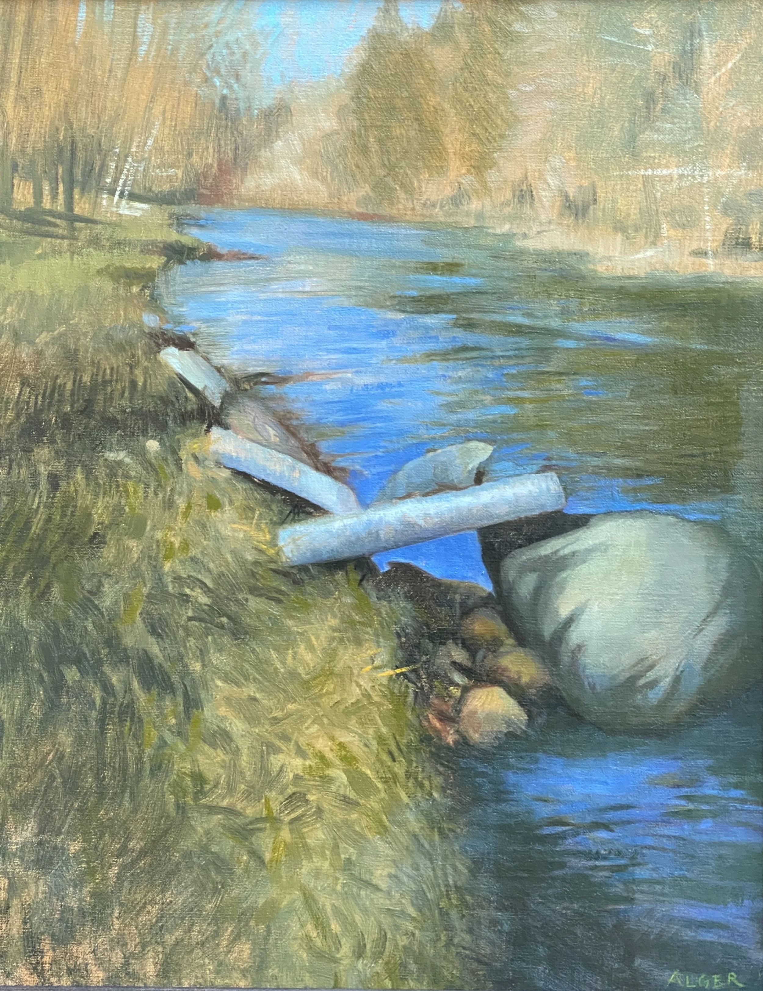 Ice Floes  
14 x 11”  
Oil on canvas  
(Private collection)