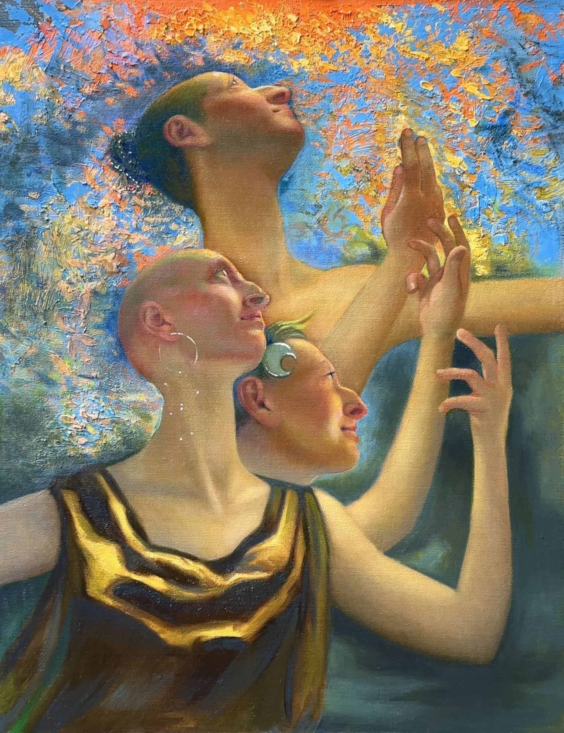 Brigid  
20 x 16”  
Oil on canvas  
Juried into 8th Annual National Juried Exhibition, The Wausau Museum of
Contemporary Art