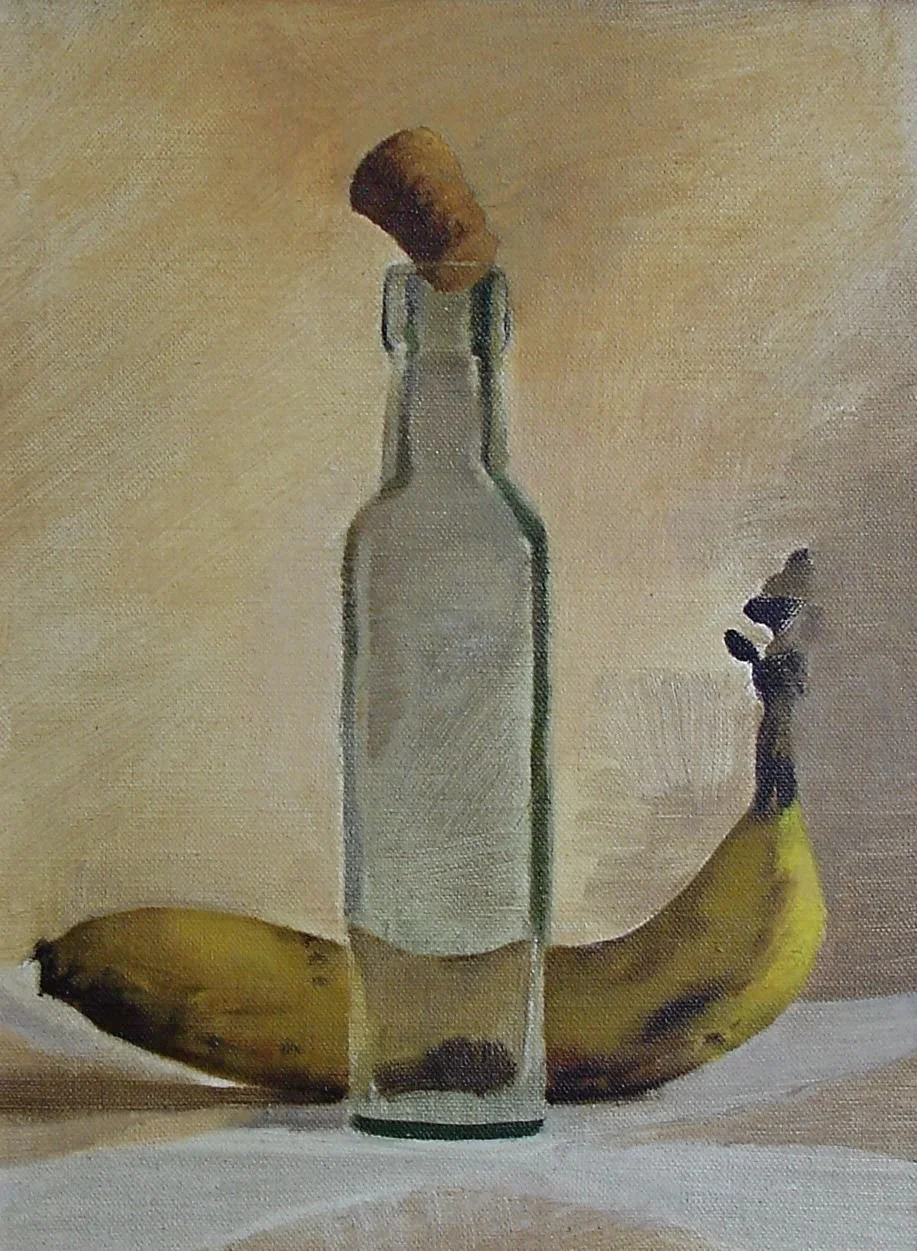 Cork  
12 x 9"  
Oil on canvas on board