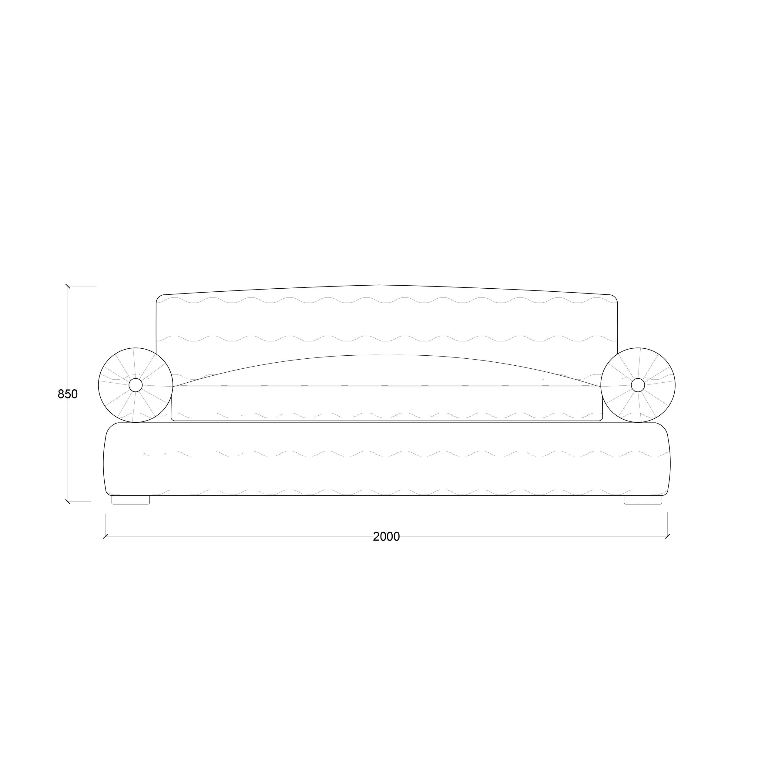 Bolster sofa — ANNA STANDISH