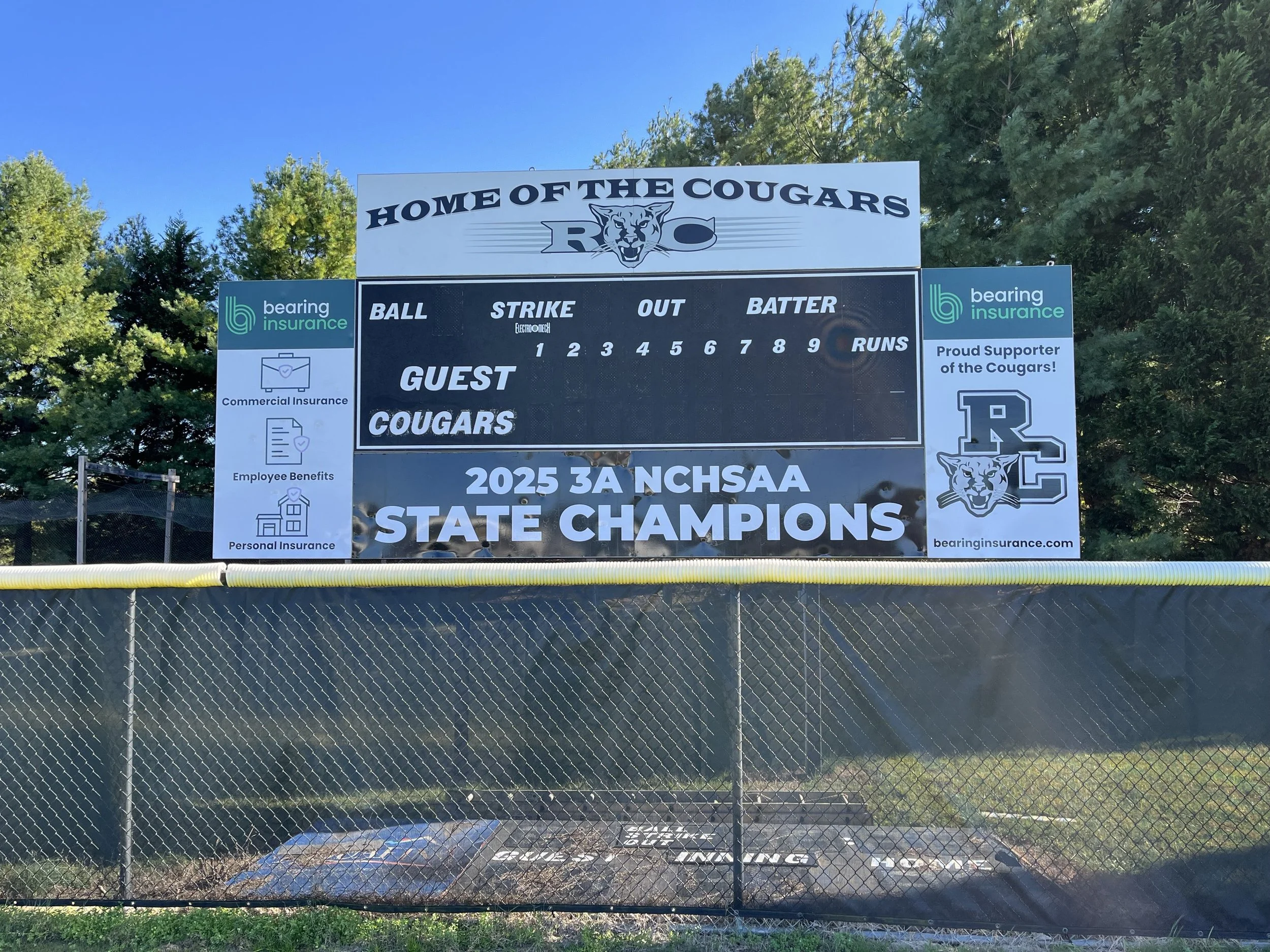 High School Softball Banner