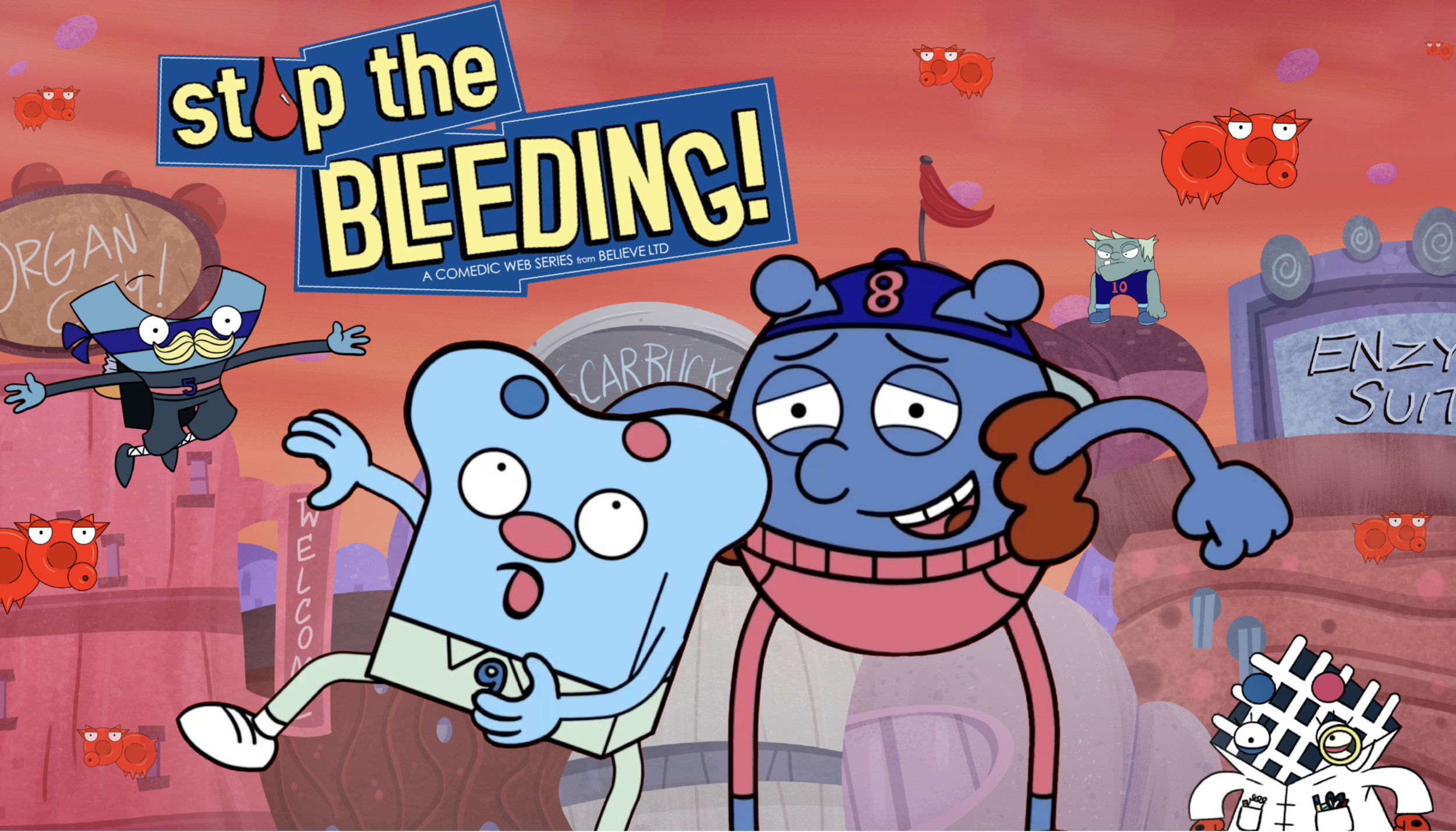 Award Winning Web Series “Stop The Bleeding!” Animated Season 11 Launch!
