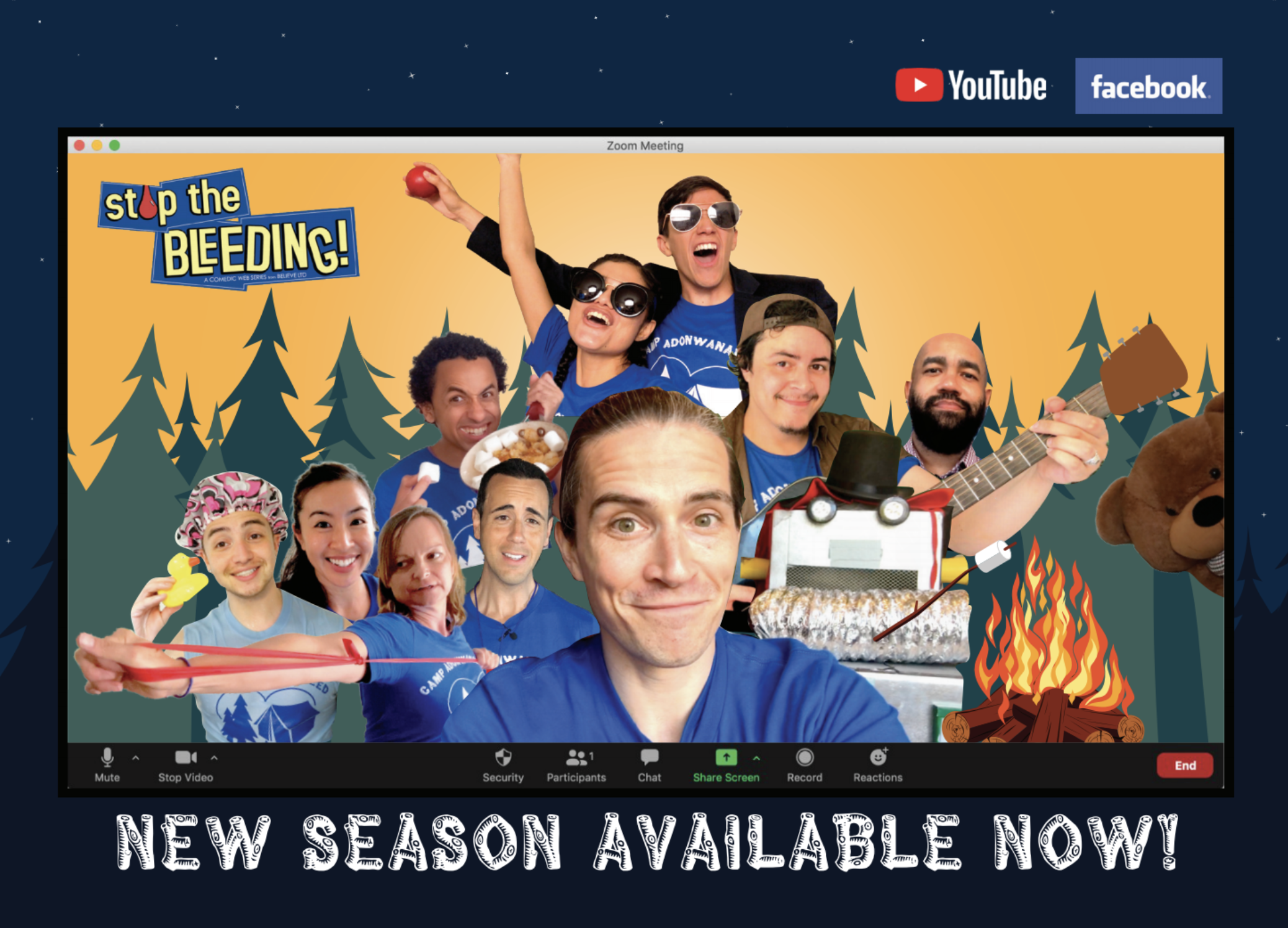 Award Winning Web Series “Stop The Bleeding!” Season 10 Launch!