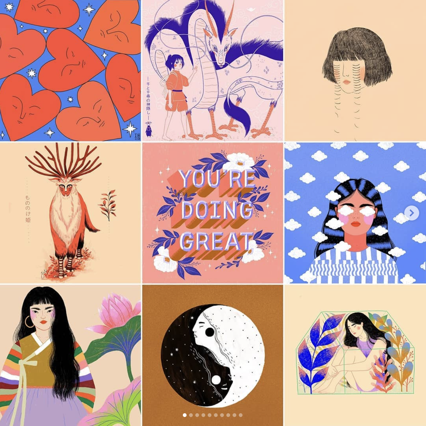 Selected work by Grace Cho