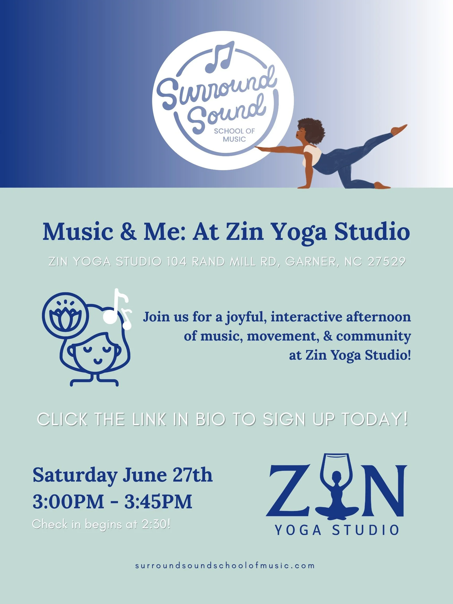 Music & Me: At Zin Yoga Studio