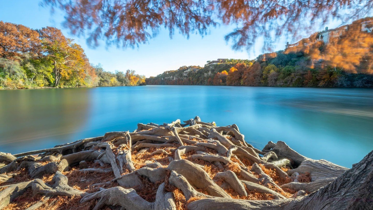 This is right in the center of Austin. And it's also where you should consider taking your dog today to celebrate National Pet Day! Red Bud Isle along Lady Bird Lake... recently named among the top &quot;hidden gem&quot; dog parks in the country. 🐶
