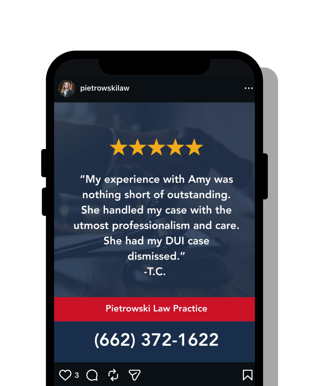 Graphic of five star reviews