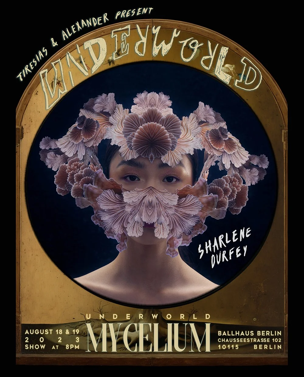 mushroom mask by Sharlene Durfey