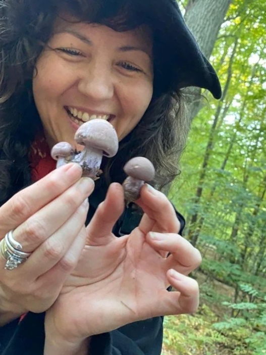 Sharlene Durfey loves mushrooms