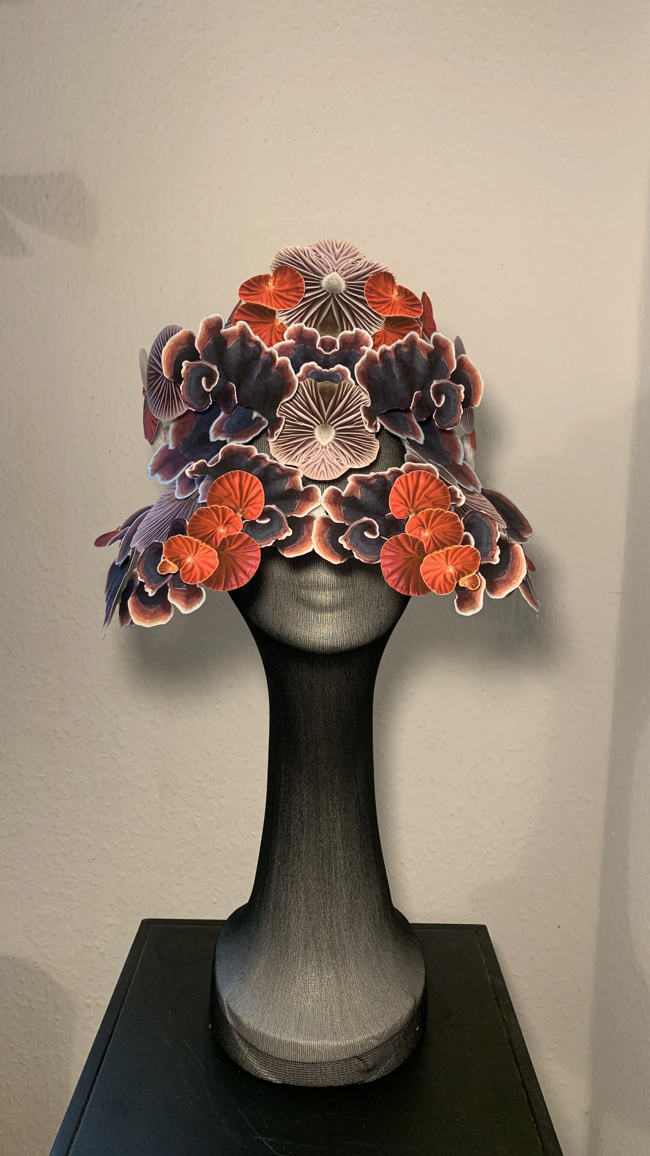 mushroom art mask by shhhroooms