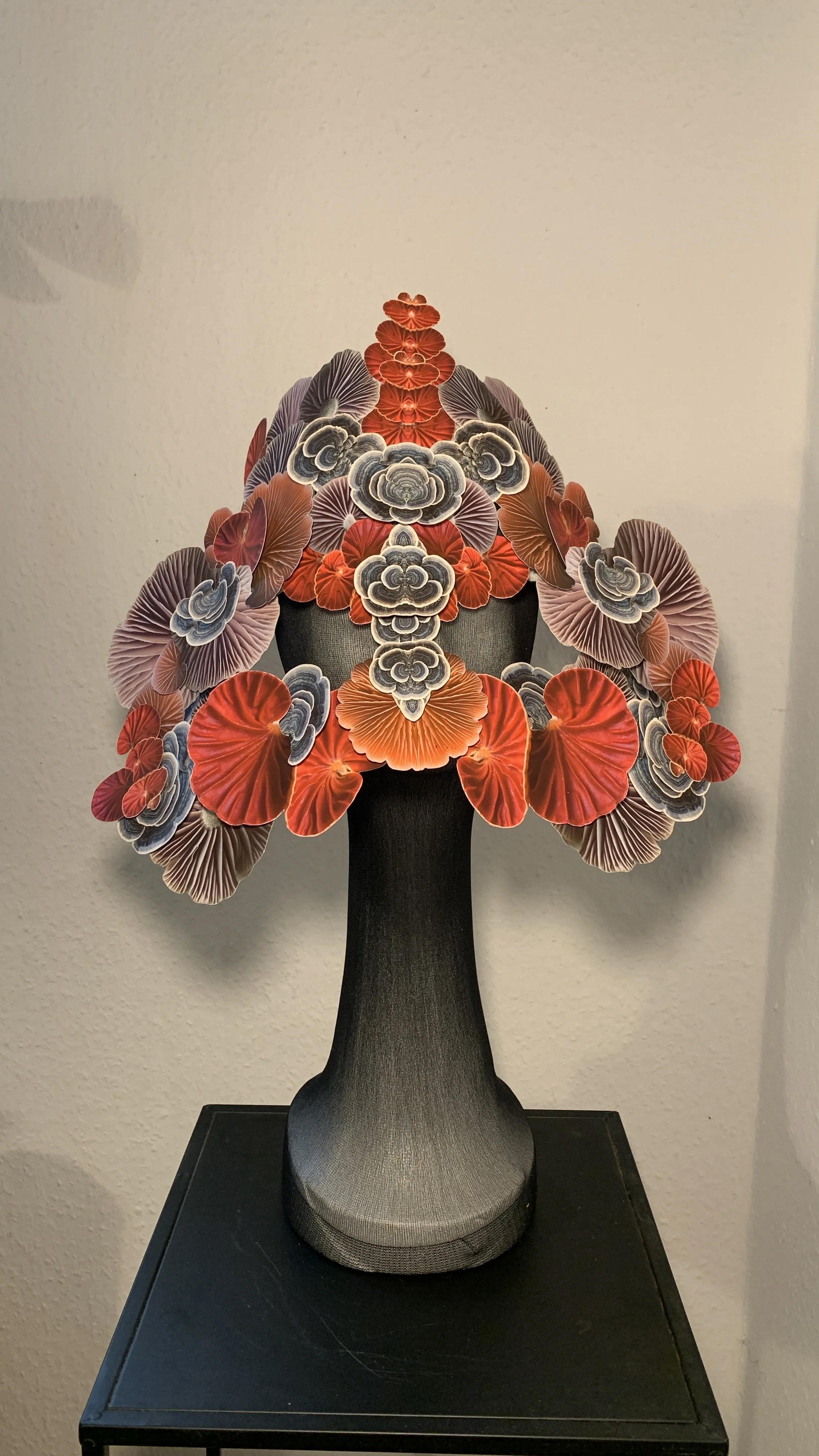 mushroom art mask by shhhroooms