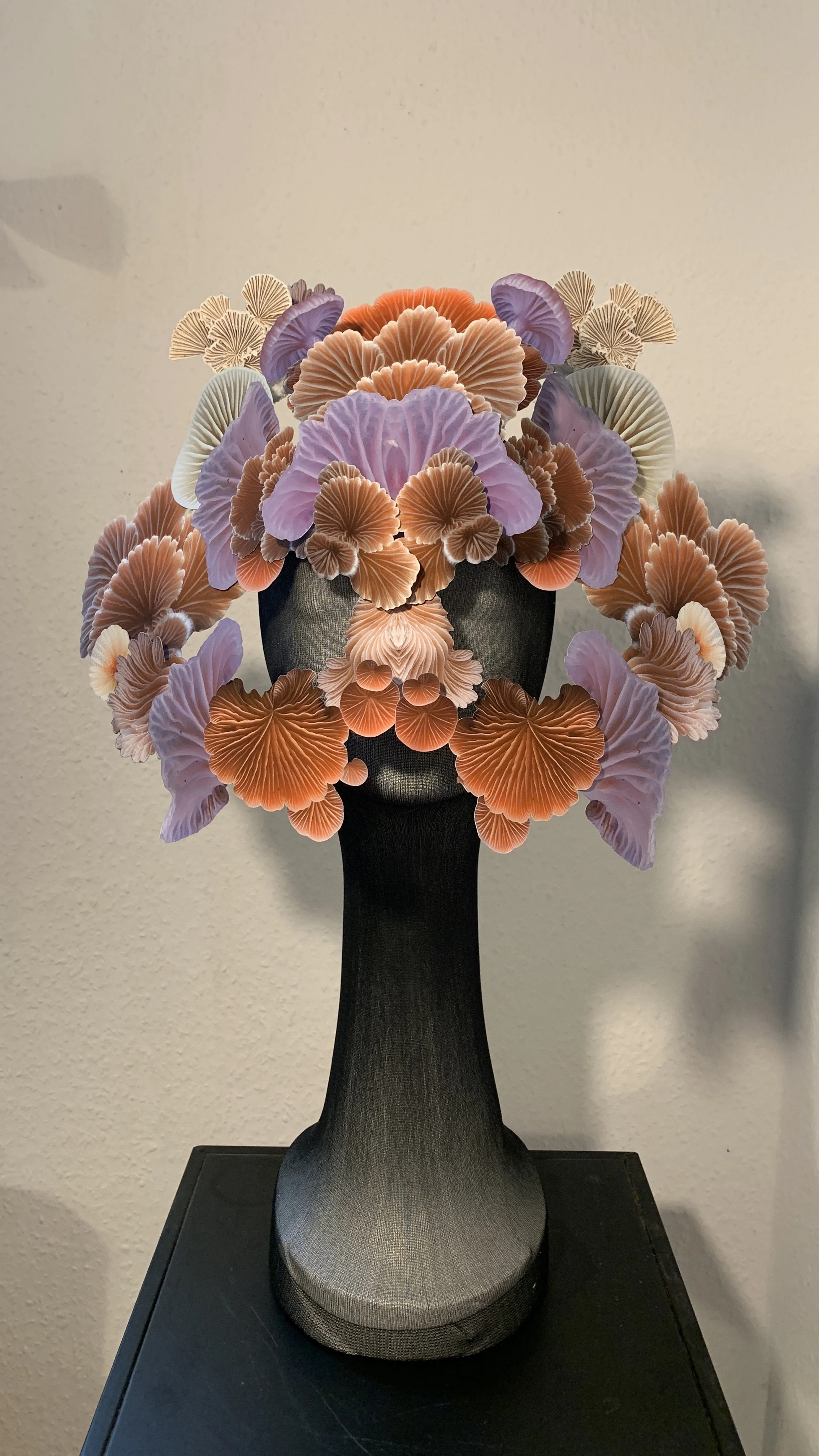 mushroom art mask by shhhroooms