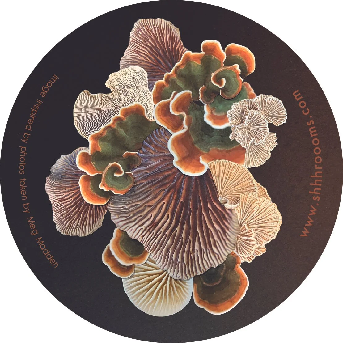mushroom art sticker by shhhroooms