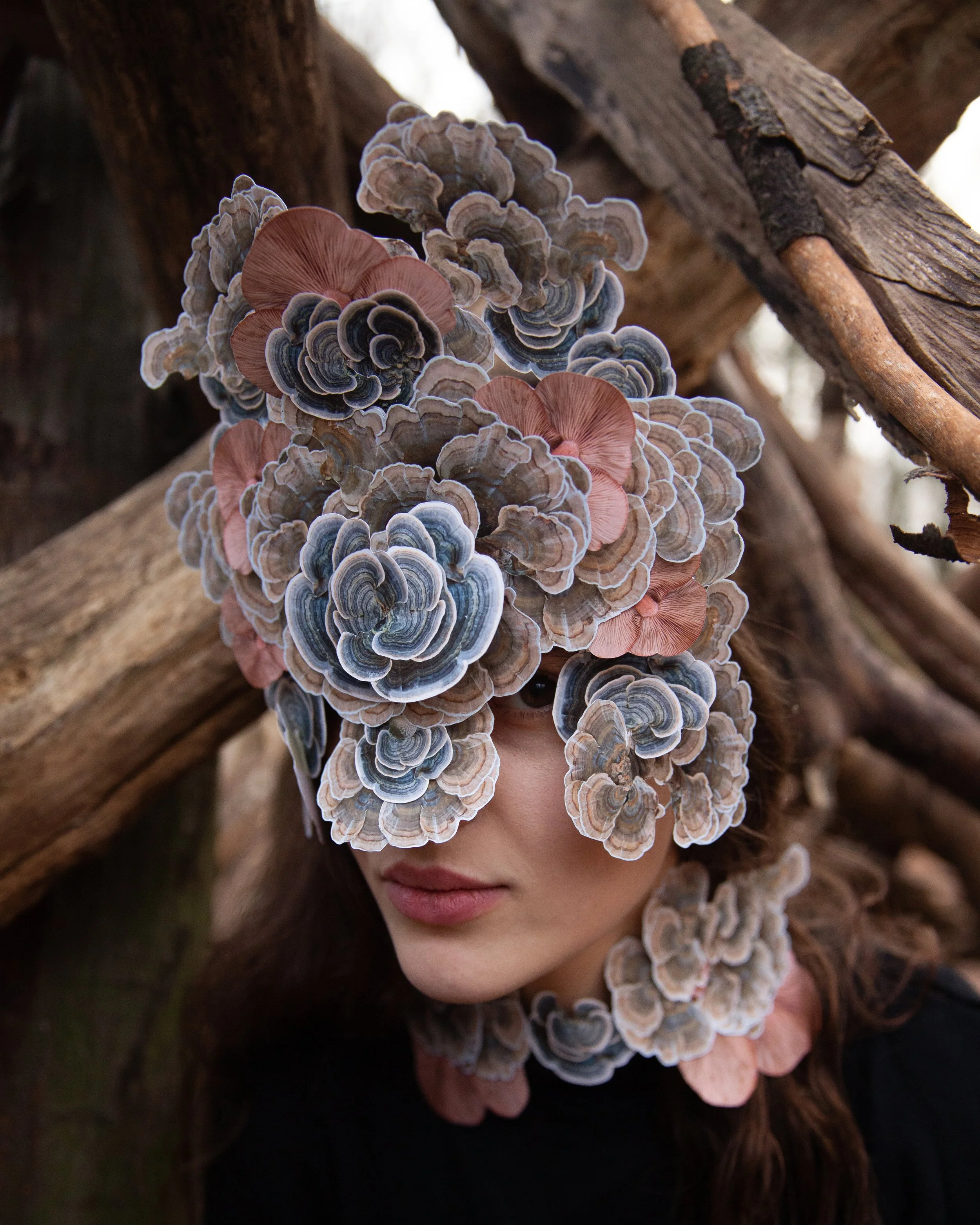 mushroom mask by shhhroooms turkey tails