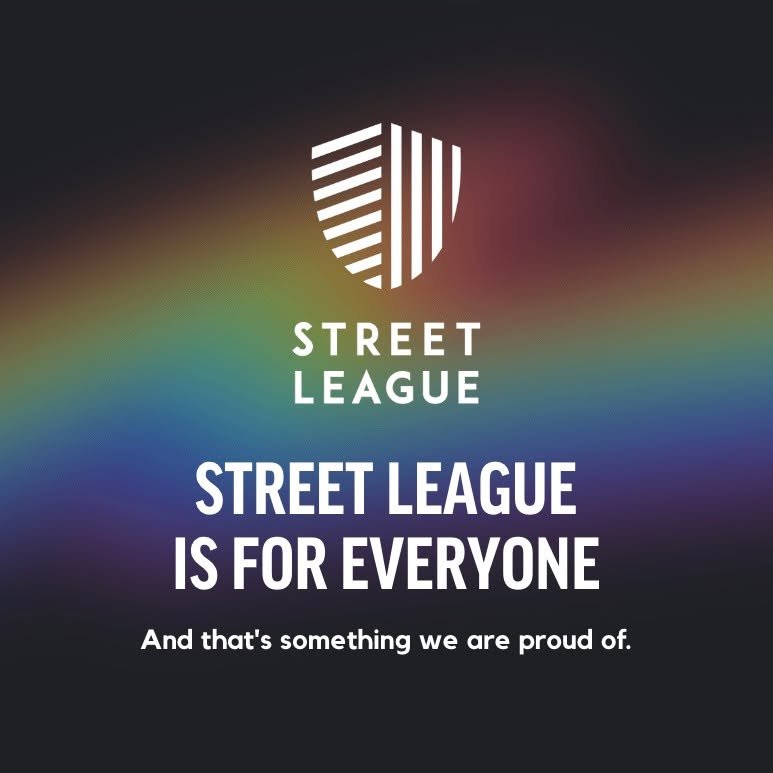 🌈 Street League is for everyone - and that&rsquo;s something we are proud of.

#PrideMonth