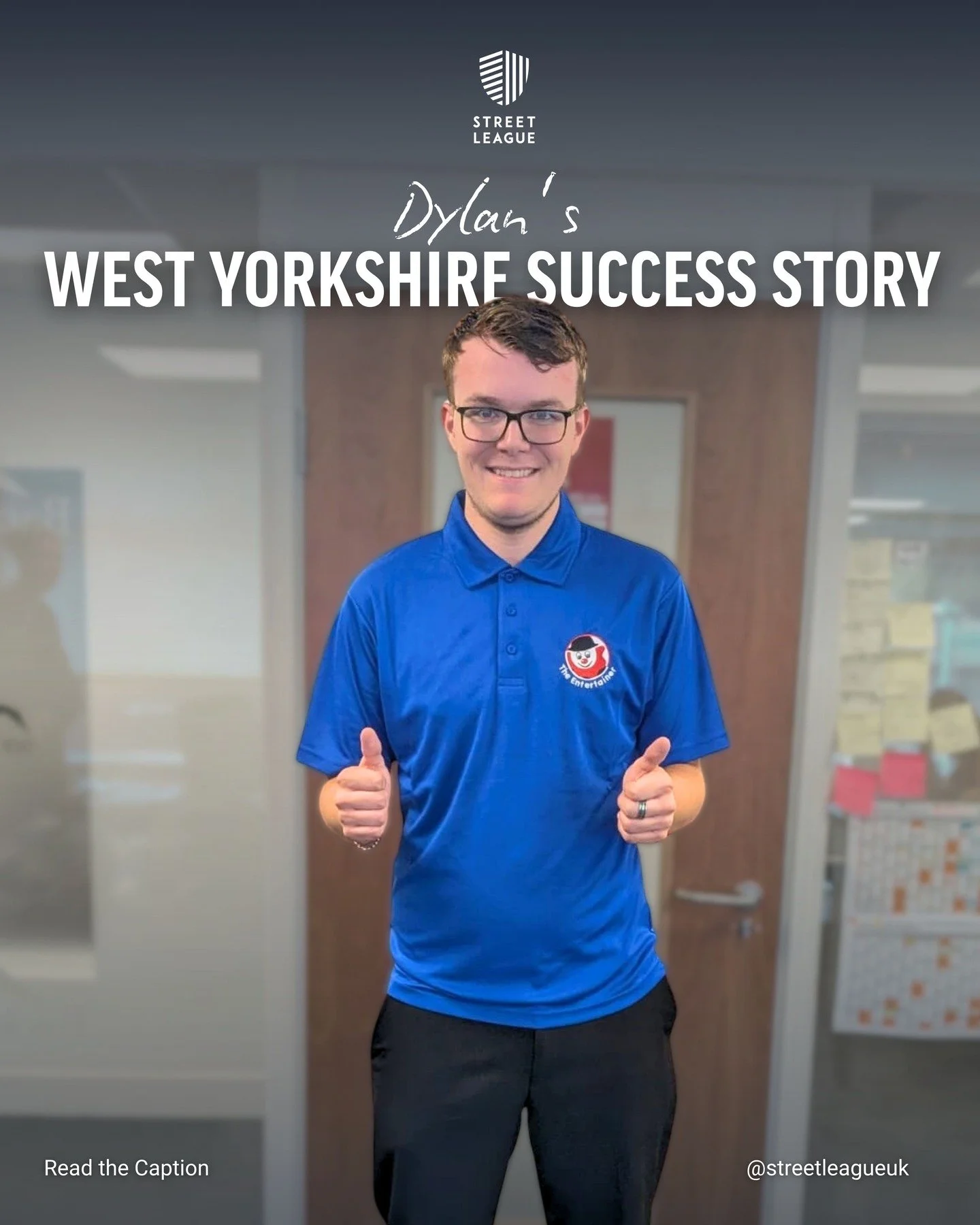 👋 Meet Dylan - he joined Street League after being home-schooled for several years. He started on our Functional Skills Academy, where he passed both Level 1 and Level 2 with flying colours and grew massively in confidence.

🌟 With support from his