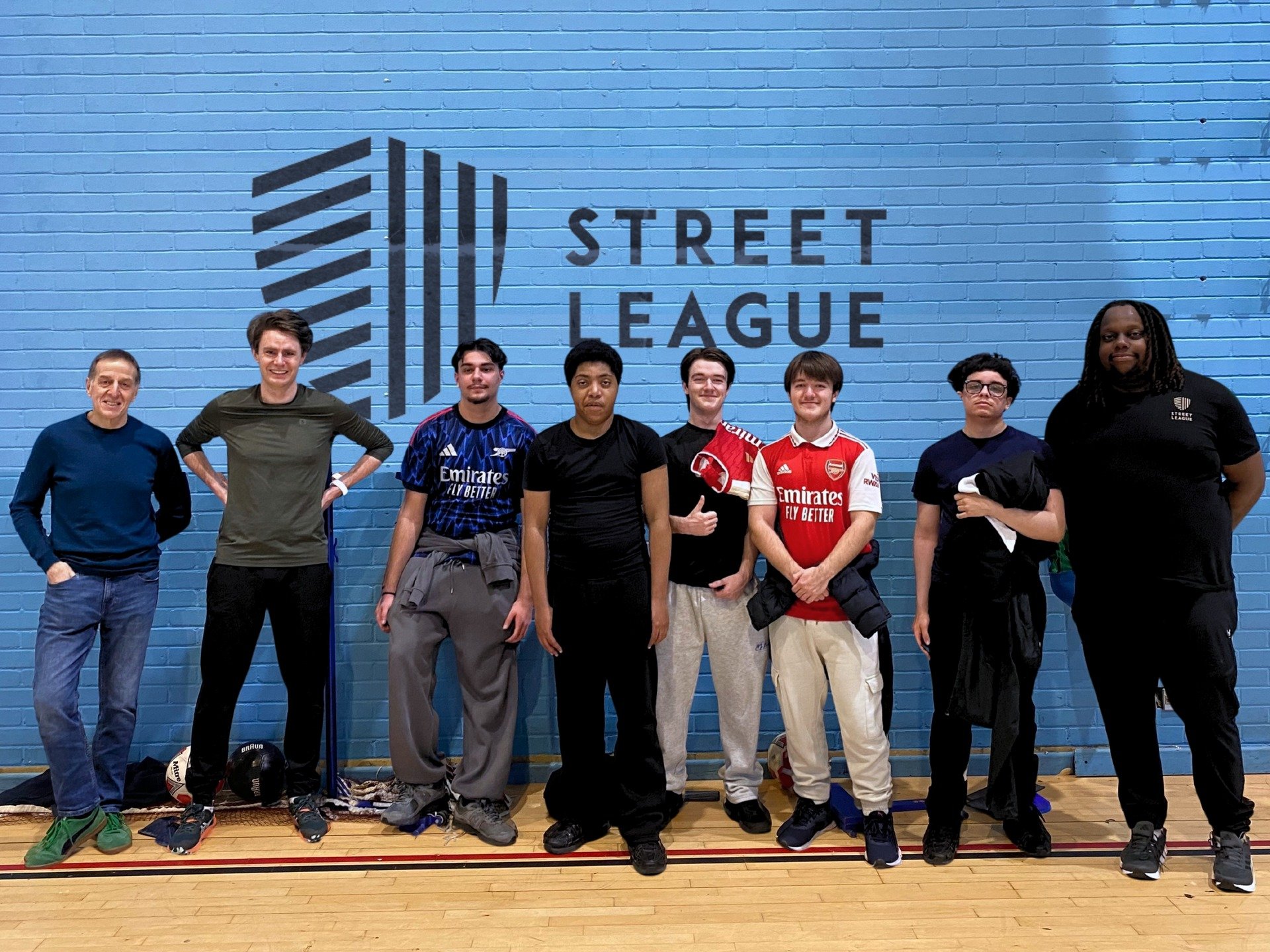 🏅 We welcomed Jim and Niall, a couple of our 2026 TCS London Marathon runners to our central London Academy, where they met the team, our young people, and joined a sports session.
 
💛 In April, they, alongside our other runners, Victoria and Kyle,