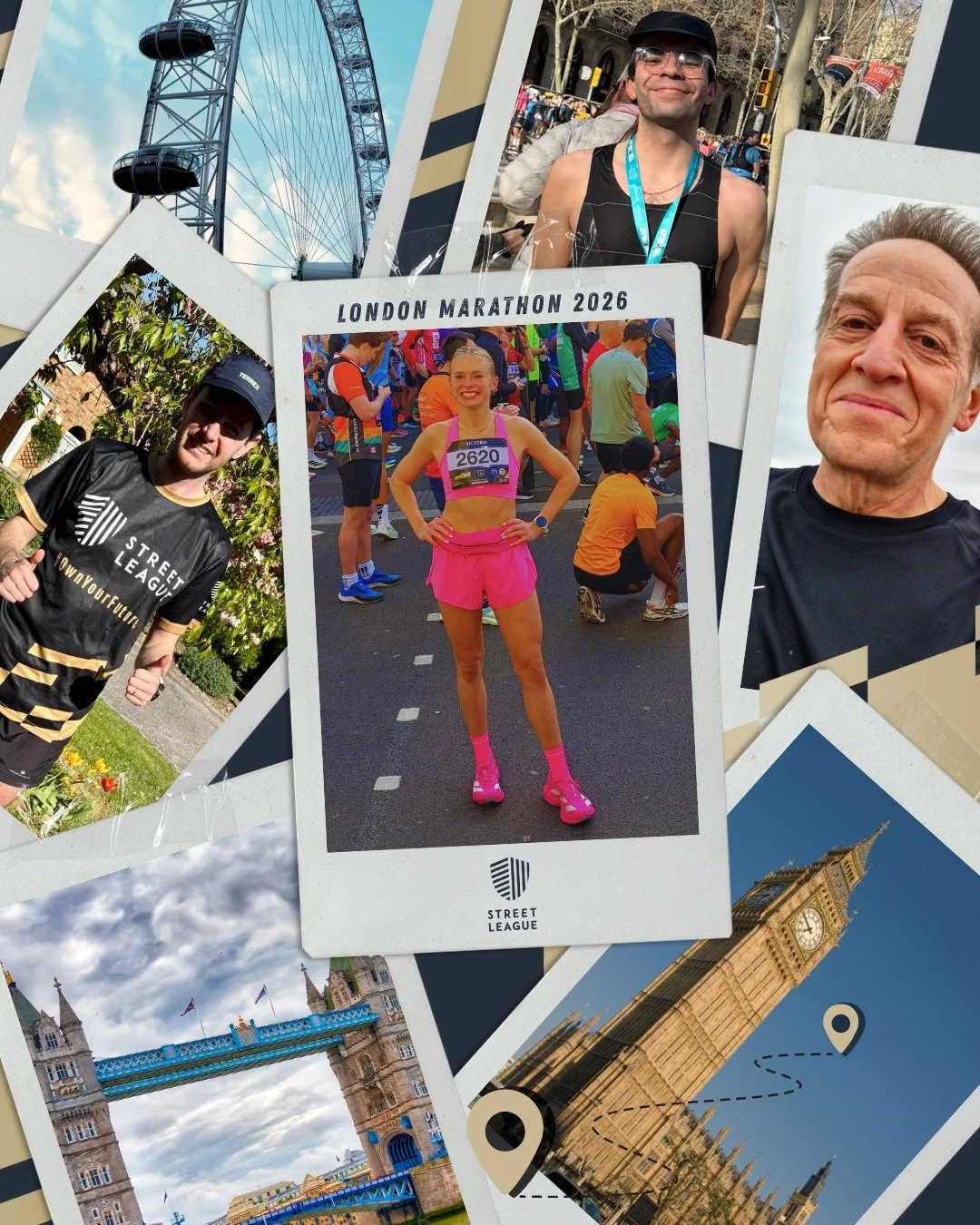🌟 Huge good luck and thank you to Victoria, Jim, Kyle and Niall as they take on the London Marathon to raise money for Street League. 
 
🏃 Your incredible effort and commitment will help support the life-changing work we do with young people across