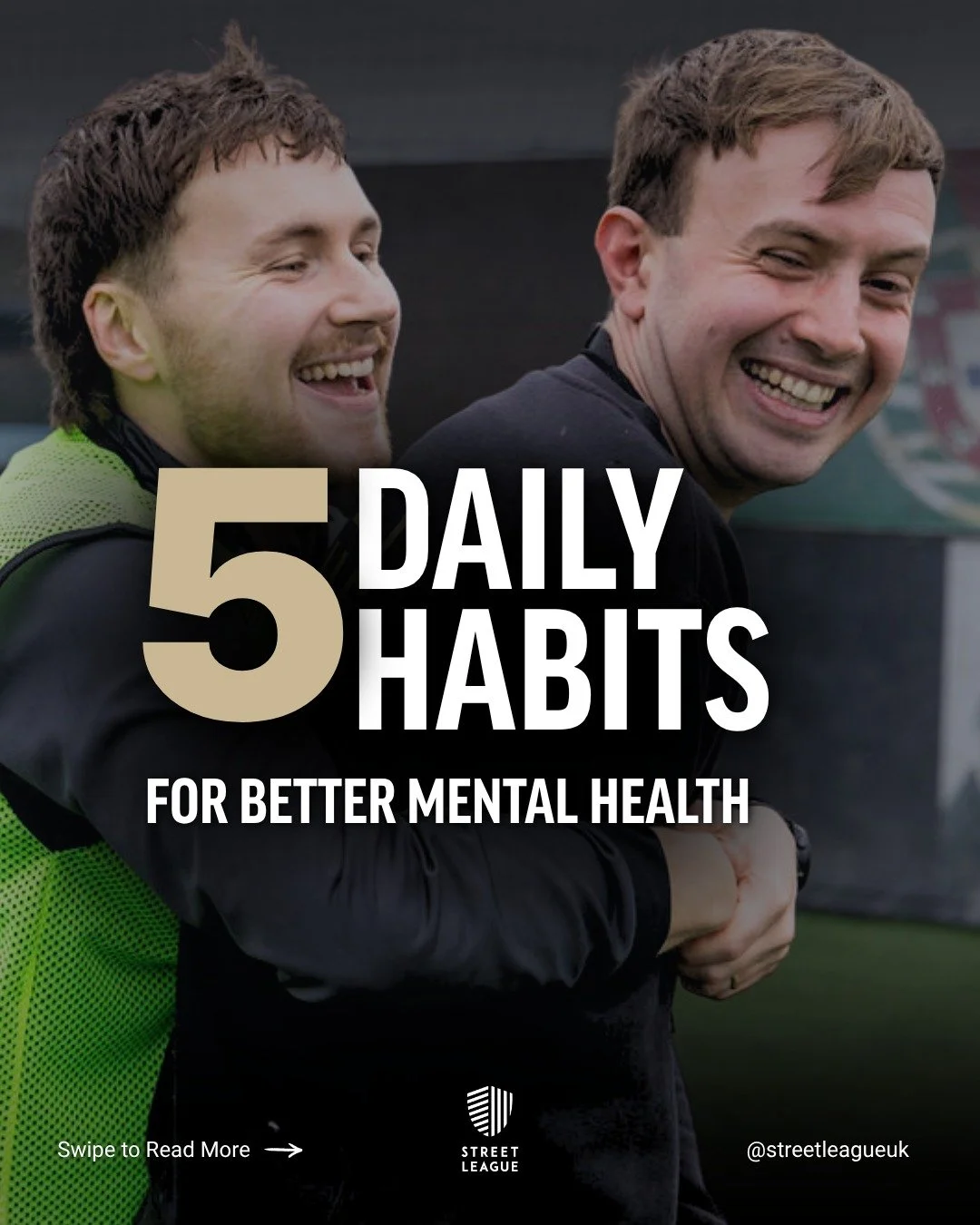 🧠 𝗢𝗻 𝘁𝗵𝗶𝘀 𝗺𝗲𝗻𝘁𝗮𝗹 𝗵𝗲𝗮𝗹𝘁𝗵 𝗮𝘄𝗮𝗿𝗲𝗻𝗲𝘀𝘀 𝘄𝗲𝗲𝗸, 𝘄𝗲'𝗿𝗲 𝗹𝗼𝗼𝗸𝗶𝗻𝗴 𝗮𝘁 𝘀𝗺𝗮𝗹𝗹 𝗰𝗵𝗮𝗻𝗴𝗲𝘀 𝘁𝗵𝗮𝘁 𝗺𝗮𝗸𝗲 𝗮 𝗯𝗶𝗴 𝗶𝗺𝗽𝗮𝗰𝘁.
 
➡️ Swipe to read 5 daily habits you can implement to improve your mental healt