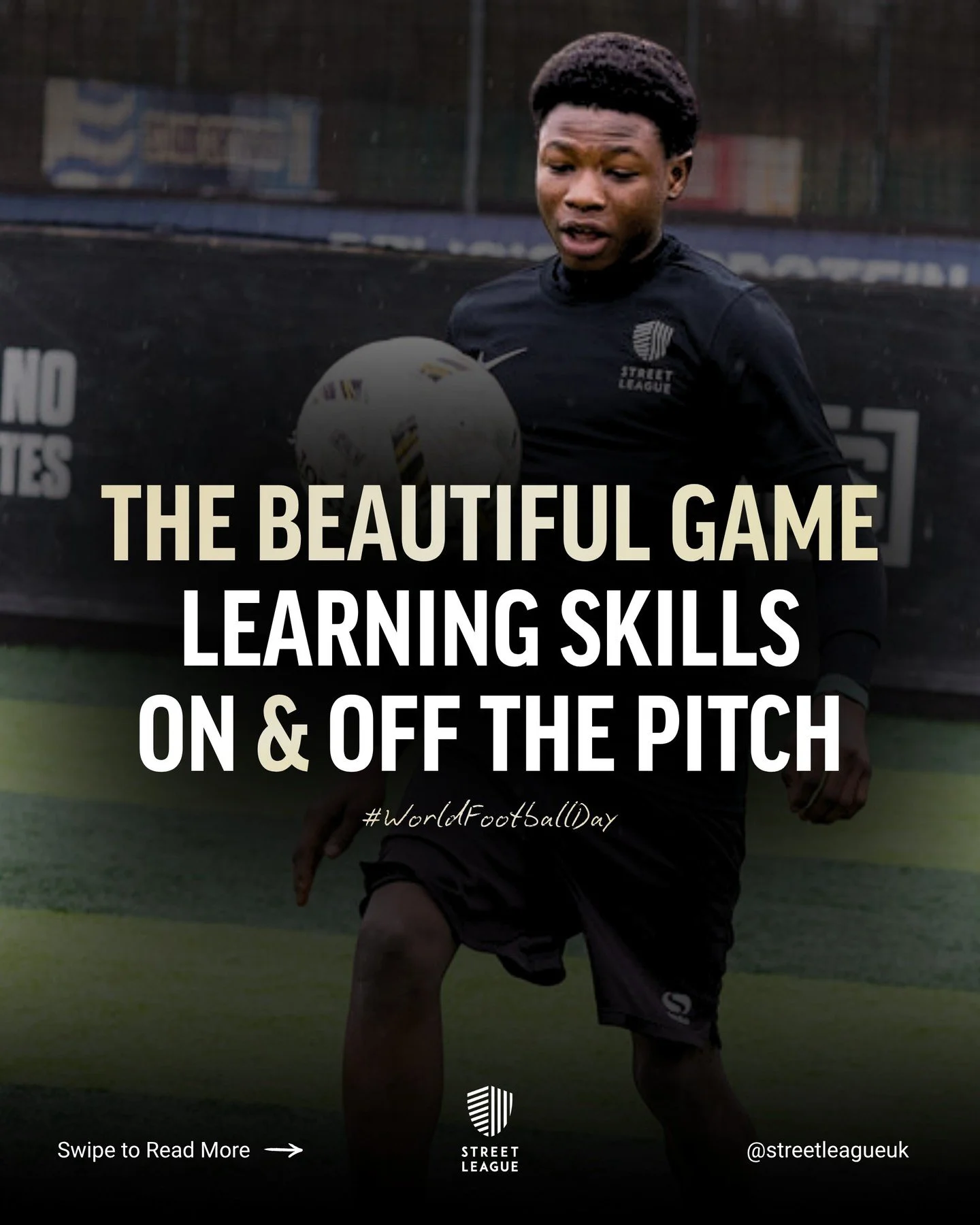 🌟 Football is at the heart of what we do at Street League - but the impact goes far beyond the pitch.

Every session builds confidence, teamwork, discipline and the skills young people need to move into work and training.

💛 This #WorldFootballDay,