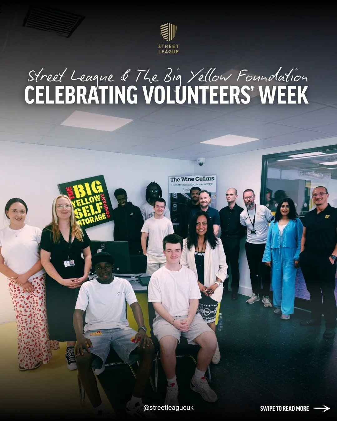 🌟 During Volunteers' Week, we'd like to say a huge thank you to the team at Big Yellow Self Storage and The Big Yellow Foundation for volunteering their time to inspire and support our young people. Last week, six young people stepped into the world