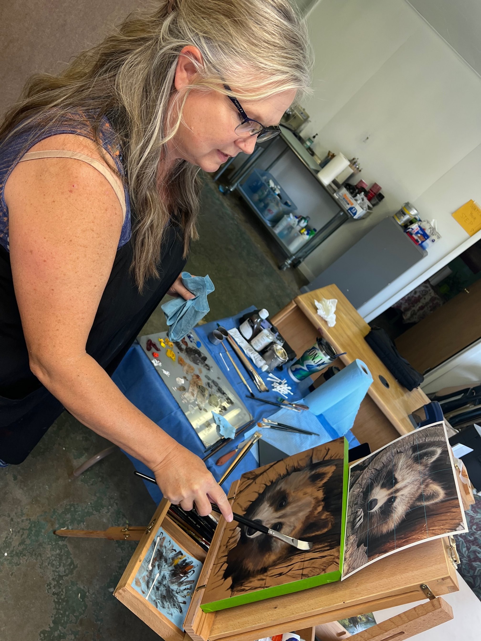 Artist Demos in the gallery
