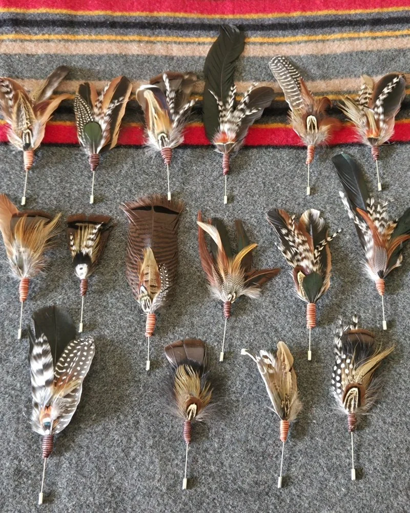 Hat pins by Alden Ballard