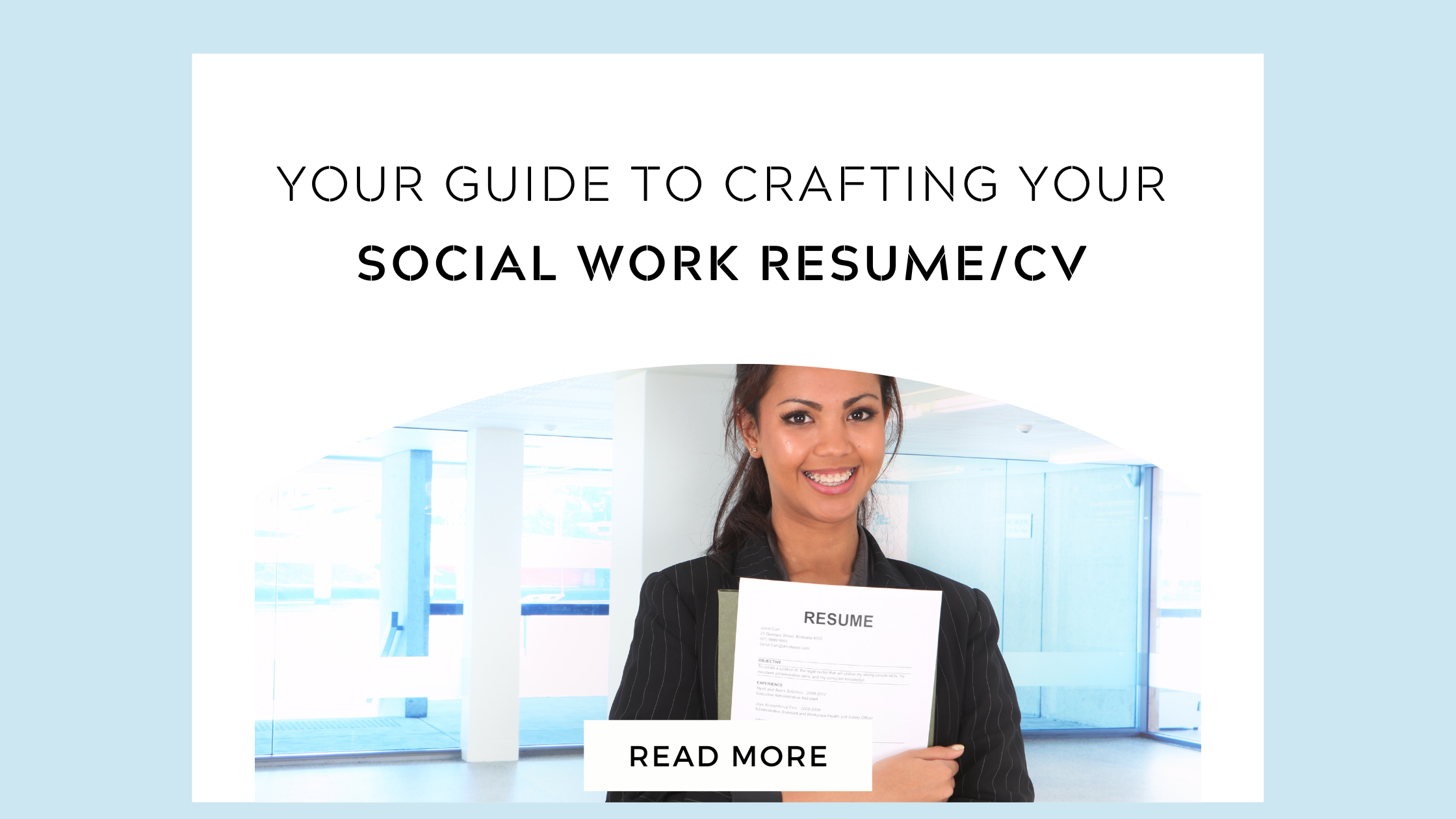 How To Write Your Social Work Resume