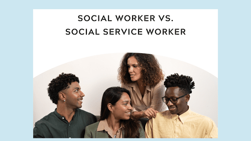 What is the Difference Between a Social Worker Vs. a Social Service Worker?