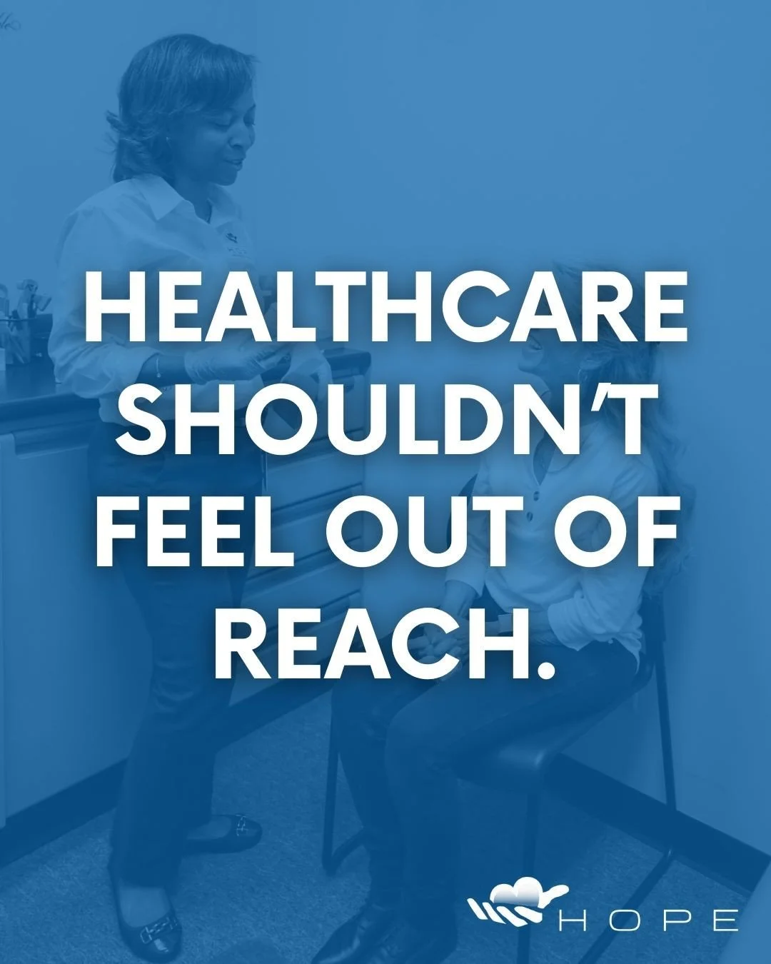 Healthcare shouldn&rsquo;t feel out of reach 💙⁠
At Hope Healthcare, there are no geographic restrictions to become a patient. If you need care, we&rsquo;re here for you.⁠
📍 Compassionate care.⁠
🤍 Real support.⁠
✨ No matter where you live.⁠
⁠
#Hope
