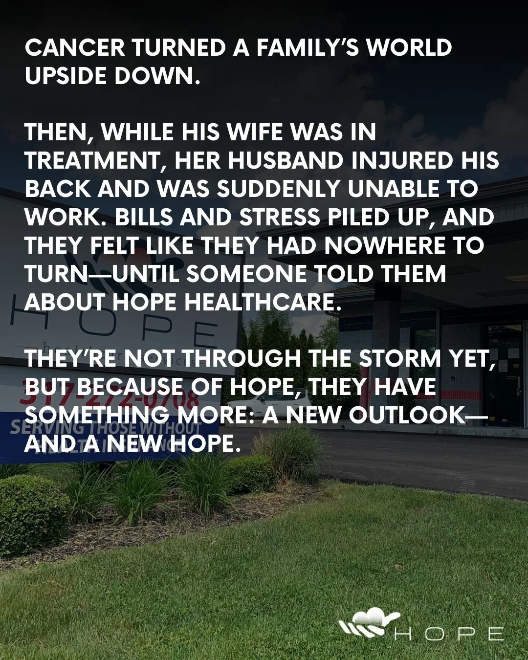 This family found hope when they needed it most. Through challenges, uncertainty, and loss of income, Hope Healthcare was there to walk alongside them and help restore stability and dignity.⁠
Because of Hope, they&rsquo;re moving forward with strengt