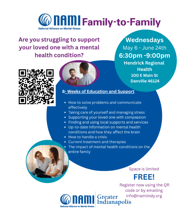 NAMI Family to Family Program (FREE – 8 Weeks)