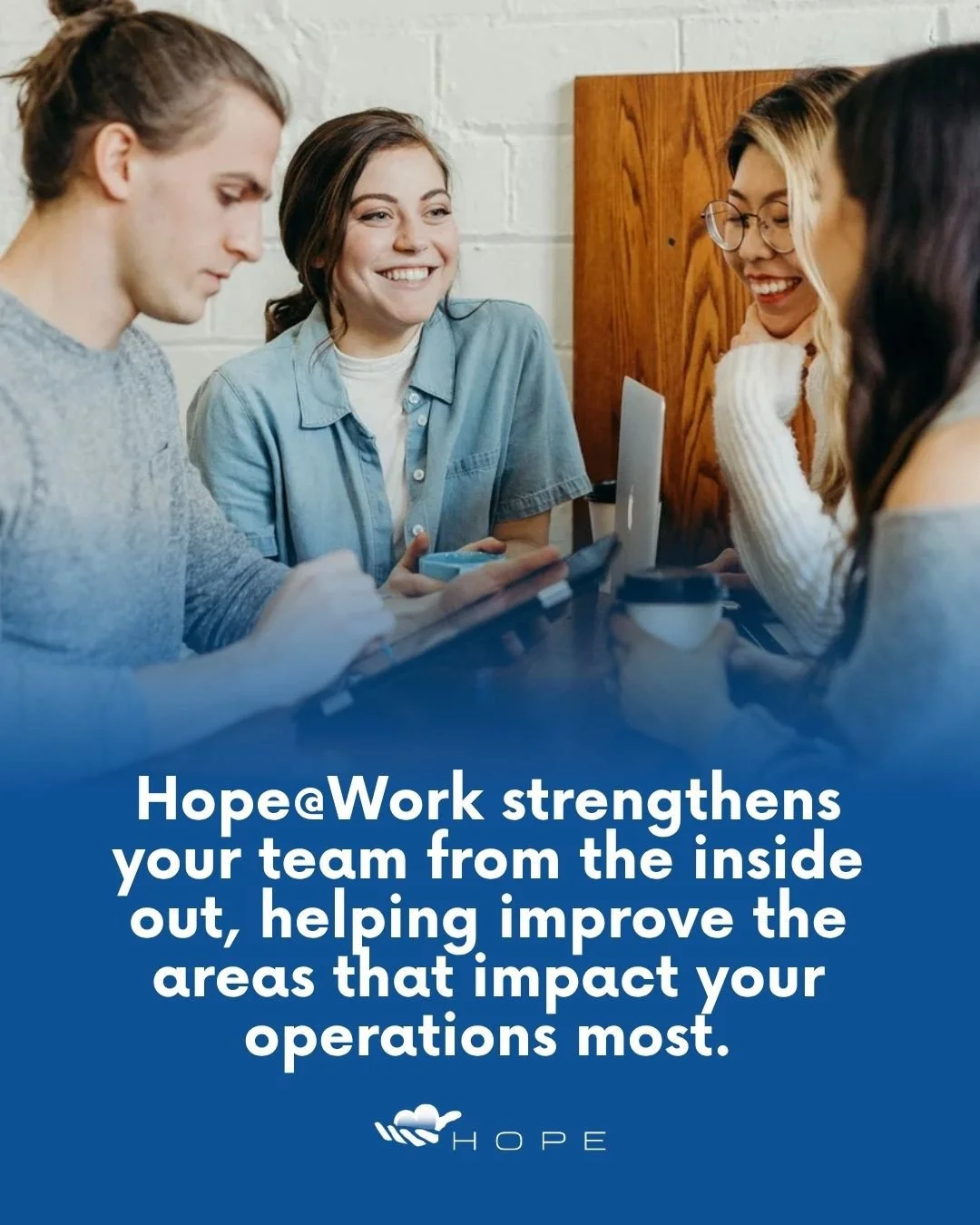 Hope@Work is more than a benefit. It&rsquo;s a practical way to support the people who keep your business moving.⁠
⁠
From improving retention and reducing absenteeism to supporting mental wellness and morale, Hope@Work helps strengthen your team from