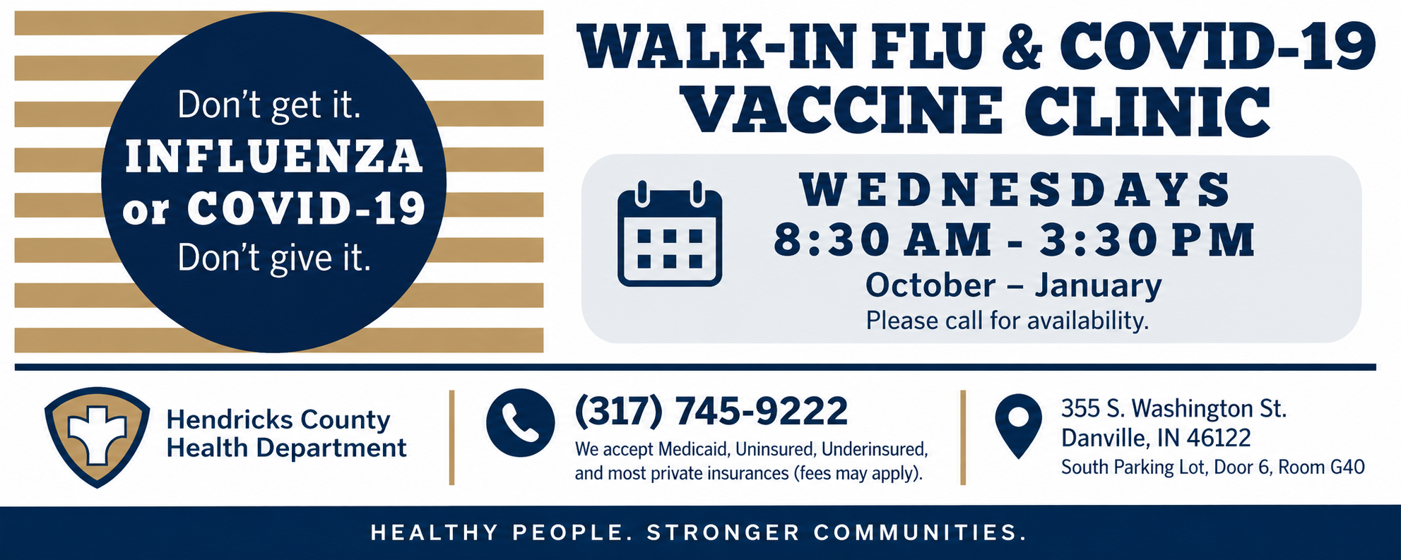 Walk-In Flu & COVID-19 Vaccine Clinic (Copy)