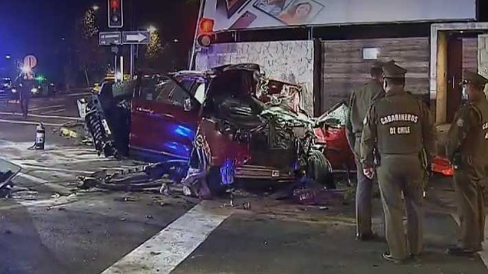 Accidente sector el túnel San Cristóbal