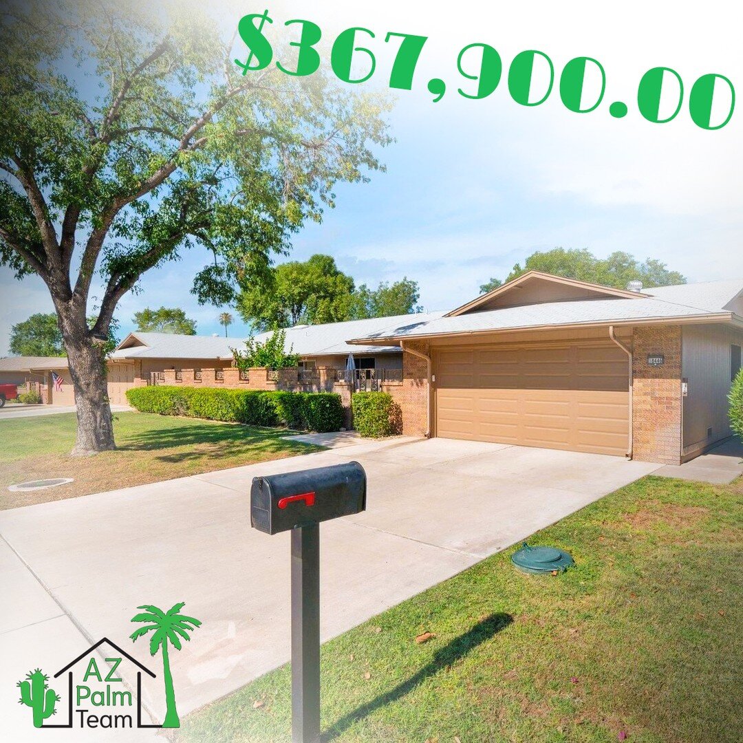 💥 Check out the now price on 18446 N 104TH AVE, Sun City, AZ!!!! To see more on this property click the link in the bio👆 and click &quot;active listings&quot;
.
#suncity #arizonahomes #arizonalife #timetomove #realestate #newlife #househunter #movi